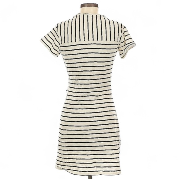 Black and White Striped Mini Dress - Picture 4 of 5